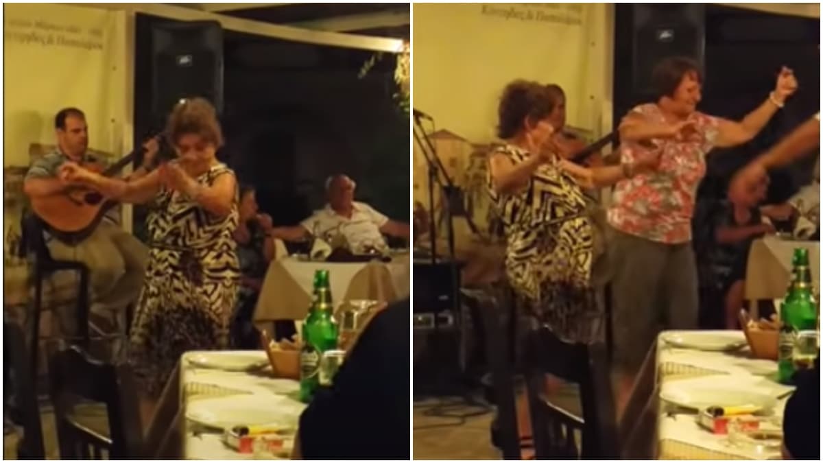 Όλα τα βλέμματα πάνω της: Τσαχπίνα γιαγιά χορεύει τσιφτετέλι σε γλέντι και “ρίχνει” το YouTube