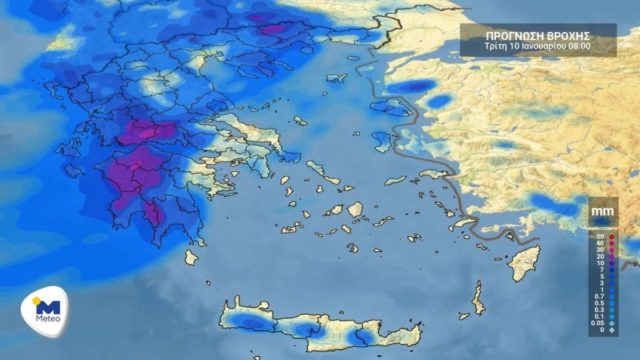 Καιρός σήμερα 10/1: Κακοκαιρία “εξπρές” με καταιγίδες και χιόνια! «Χτυπά» και την Αθήνα  – Πού θα έχουμε έντονα φαινόμενα (Video)