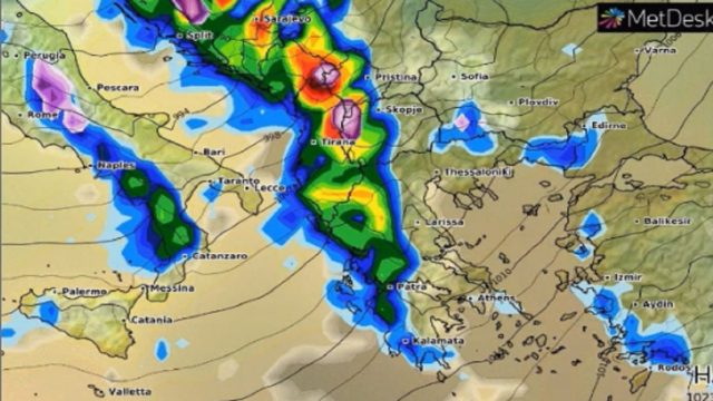 Καιρός: Διαδοχικές κακοκαιρίες και χιόνια – «Mέσα στο τρίτο δεκαήμερο Γενάρη στροβιλισμός πολικής προέλευσης μαζών…»