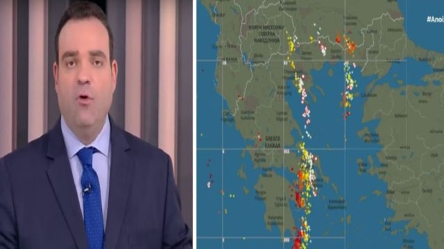 Καιρικό “αλεξικέραυνο” Κλέαρχου Μαρουσάκη: «Θέλει προσοχή! Ζώνη καταιγίδων θα στροβιλίζεται…» (Video)