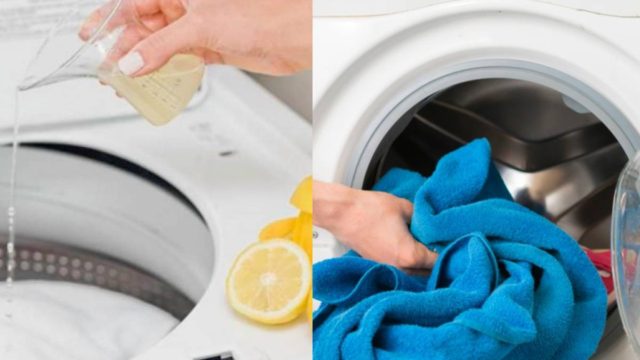 Ρίχνει μια κούπα από χυμό λεμονιού μέσα στο πλυντήριο ρούχων – Το αποτέλεσμα θα σας σοκάρει