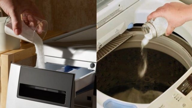 Παίρνει λίγη μαγειρική σόδα και τη ρίχνει στο πλυντήριο ρούχων – Όταν είδε τι έγινε… τρελάθηκε (Video)