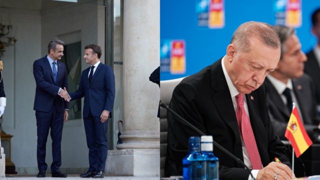 «Χοντραίνει» το παιχνίδι στο Αιγαίο: «Κάρφωσε» Ερντογάν στον Μακρόν ο Μητσοτάκης και ο Σουλτάνος… παραληρεί