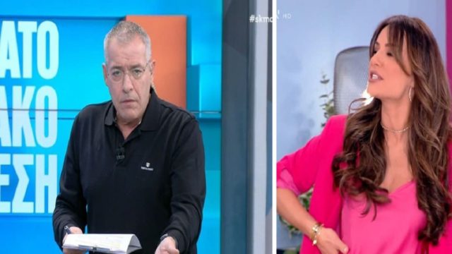 «Γλυκό φιλί στον Νίκο, ακούγονται πολλά…» – Η απρόσμενη συνάντηση Μάνεση – Ελένης Τσολάκη και τα “καρφιά” της παρουσιάστριας