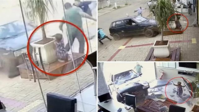Βίντεο – σοκ: Μεθυσμένος οδηγός παρέσυρε 5χρονη και την πέταξε μέσα από τζαμαρία!
