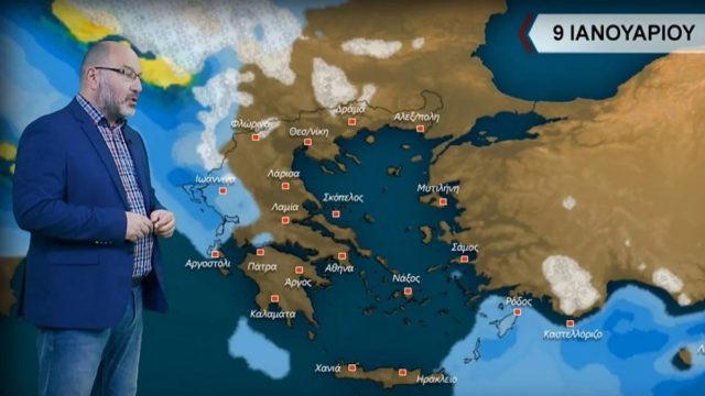“Καμπανάκι” Σάκη Αρναούτογλου: «Έρχονται χιόνια…» – Έτσι θα είναι ο καιρός τα Θεοφάνια (Video)
