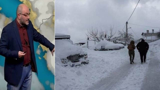 Χιονοστιβάδα από τον Σάκη Αρναούτογλου: «Από το βράδυ της Τρίτης θα…» – 3 περιοχές στα λευκά!