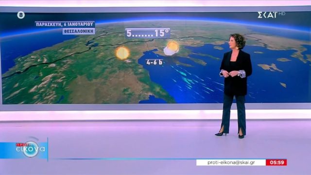 «Καταιγισμός» από την Χριστίνα Σούζη: «Μόλις τελειώσει το τριήμερο των Φώτων ο καιρός…»