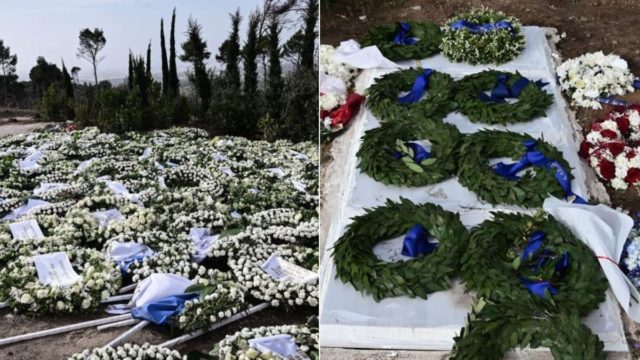 Συγκίνηση για τον Τέως βασιλιά Κωνσταντίνο: Γεμάτος από στεφάνια ο χώρος γύρω από το μνήμα στο Τατόι! (photos)
