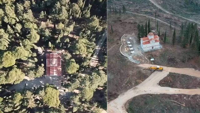 Τατόι: Βίντεο με το πώς ήταν το «βασιλικό νεκροταφείο» πριν τη φωτιά του 2021 και πώς σήμερα