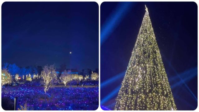 The Ellinikon Experience Park: Εντυπωσιακές εικόνες από τον γιορτινό στολισμό και καντίνες με τα πιο νόστιμα street food