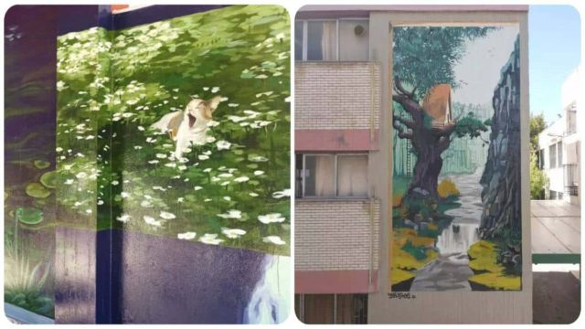 Τέσσερις νέες εντυπωσιακές τοιχογραφίες με θέμα το περιβάλλον «ντύνουν» με χρώμα σχολεία της Αθήνας