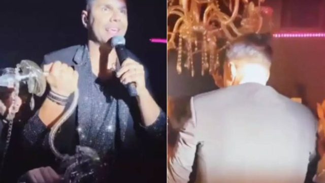 Πολυέλαιος πέφτει πάνω στον κόσμο τη στιγμή που τραγουδάει ο Γιώργος Τσαλίκης! (Video)