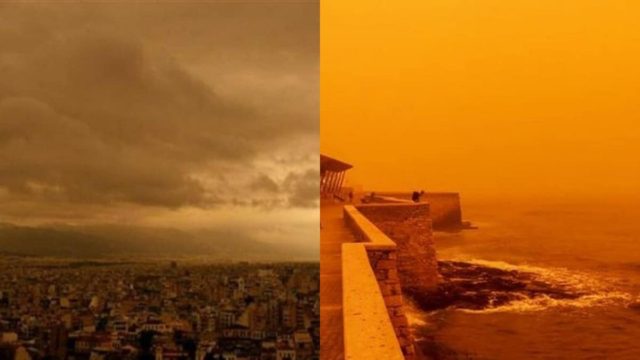Καιρός: «Κόκκινη» προειδοποίηση από το meteo – Λασποβροχές, αφρικανική σκόνη και…