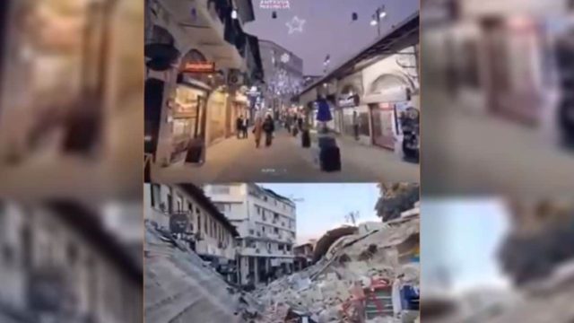 Σεισμός στην Τουρκία: Η αγορά της Αντιόχειας πριν και μετά το φονικό χτύπημα του Εγκέλαδου! (video)