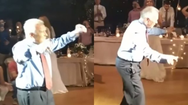 Το λέει η ψυχούλα του: 75χρονος παππούς χορεύει το πιο λεβέντικο ζεϊμπέκικο και αποθεώνεται