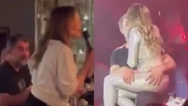 Απόλαυσε γαρίδες και καλαμαράκια στα πόδια του: Νέο σούσουρο με Δέσποινα Βανδή και Βασίλη Μπισμπίκη –  Τους κοιτούσαν όλοι στο μαγαζί (photos)