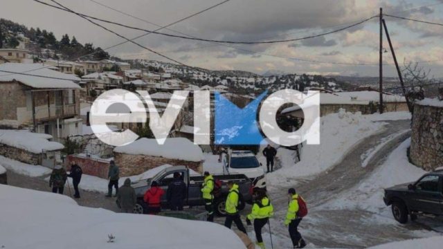 Συναγερμός στην Εύβοια: Ηλικιωμένος δεν έχει δώσει σημεία ζωής μετά τις χιονοπτώσεις!