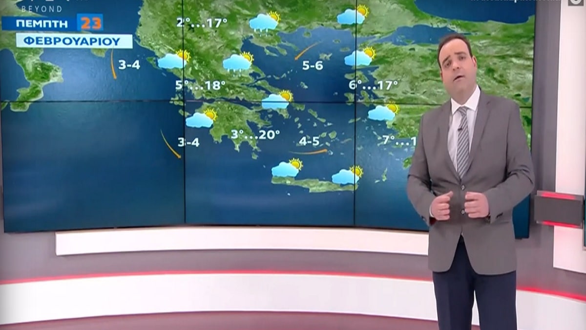 Προβληματισμένος ο Κλέαρχος Μαρουσάκης: «Υπάρχει ένα ενδεχόμενο να…» – Ανατροπή για τον καιρό της Καθαράς Δευτέρας (Video)