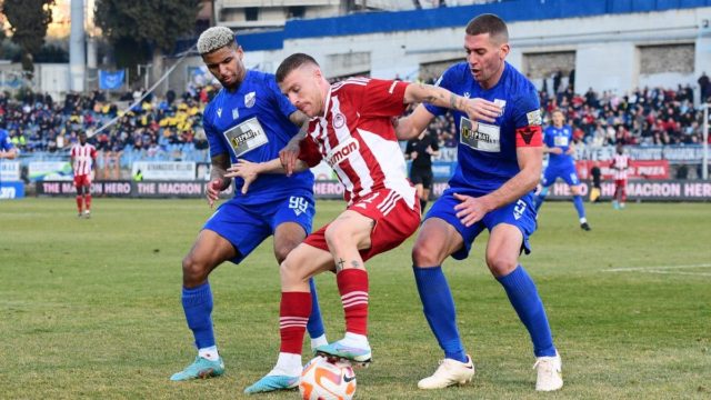 Λαμία – Ολυμπιακός 0-3: Εύκολος περίπατος για τους Πειραιώτες – Δείτε τα γκολ