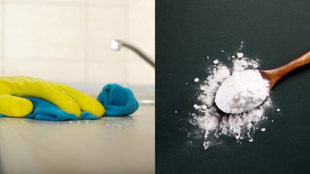 Έριξε μαγειρική σόδα στον πάγκο της κουζίνας και τον έτριψε – Το αποτέλεσμα φανταστικό