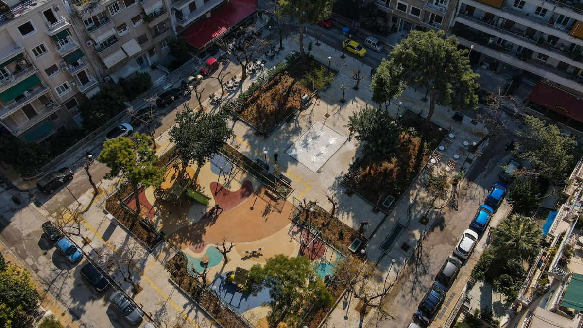 Ολοκληρώθηκε η ανάπλαση της ιστορικής πλατείας Καλλιγά στα Κάτω Πατήσια