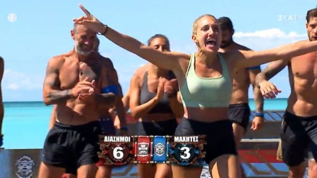 Survivor All Star: Σίφουνας Ρία Κολοβού! Τελείωσε με 2 στις 2 νίκες Αφροδίτη Σκαφίδα και Ελένη Χαμπέρη! (videos)