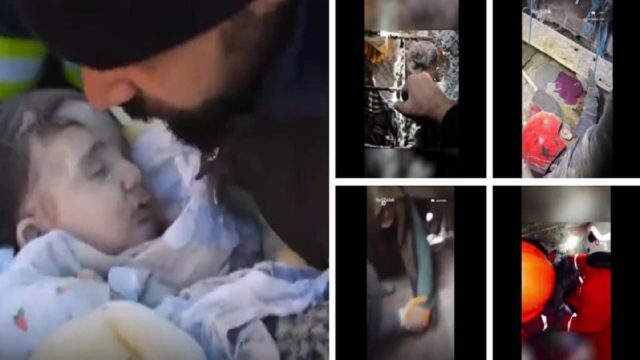 Σεισμός στην Τουρκία: Εβγαλαν μωρό 56 ώρες μετά! Συγκλονιστικές διασώσεις στα συντρίμμια (Video)