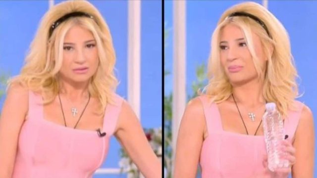 Πάγωσε η Φαίη Σκορδά: Πήγε να κάτσει στην καρέκλα και ένιωσε… ένα μπουκαλάκι νερό! (video)