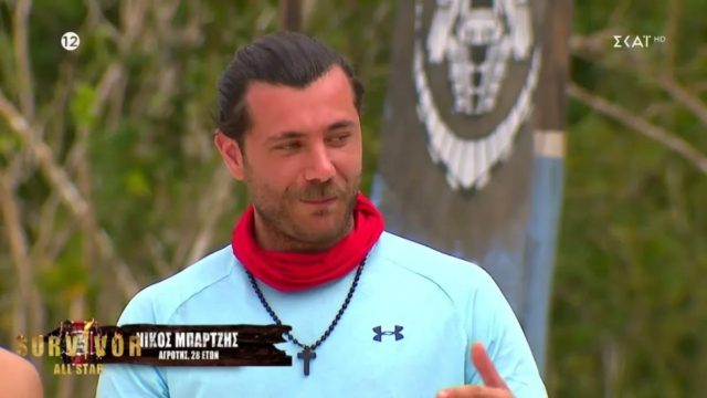 Survivor All Star: Ξεμπρόστιασε τον Σάκη ο Νίκος Μπάρτζης – «Μου έλεγε θα γυρίσεις στο χωριό σου και…»