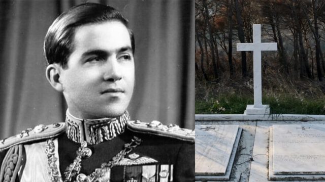 «Κωνσταντίνος Β’, Βασιλεύς των Ελλήνων»: Aποκαλύφθηκε ο τάφος του τέως στο Τατόι – Αυτό γράφει η επιγραφή (photo)