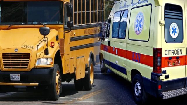 Συναγερμός στη Βούλα: Τροχαίο ατύχημα με σχολικό λεωφορείο!