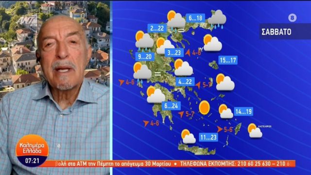 «Ξαστεριά» από τον Τάσο Αρνιακό: «Πρέπει να περιμένουμε τη Μεγάλη Εβδομάδα και φτάνοντας στο Πάσχα ο καιρός…»