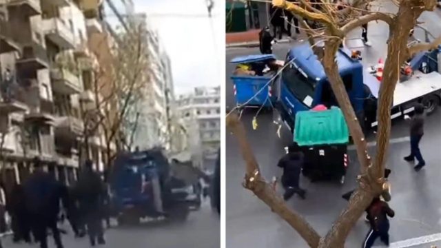 «Δολοφονική επίθεση» από την Αστυνομία σε διαδηλωτές – Η ανεξέλεγκτη πορεία στο κέντρο της Αθήνας (Video)