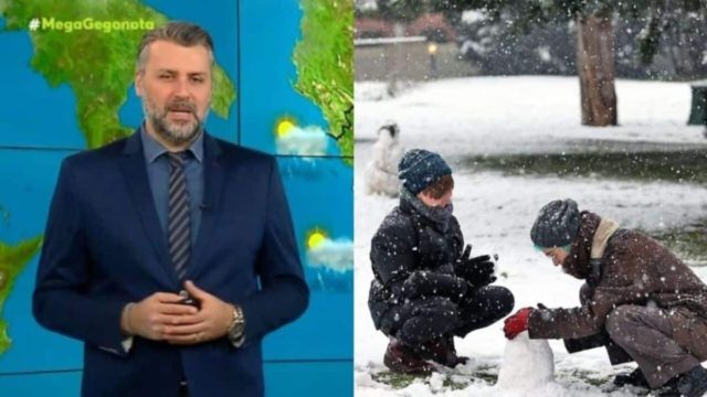 «Λευκό» 48ωρο από τον Γιάννη Καλλιάνο: «Χιονοπτώσεις πολύ χαμηλά και φοβερό σκαμπανέβασμα…»