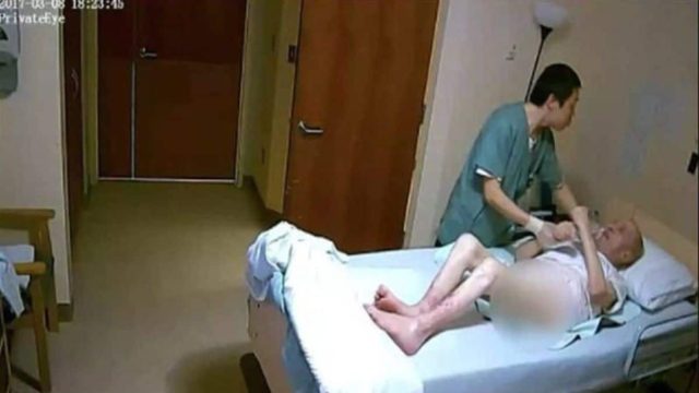 Κρυφή κάμερα κατέγραψε νοσοκόμο να βασανίζει 89χρονο παππού με άνοια! Προκαλεί τρόμο το βίντεο