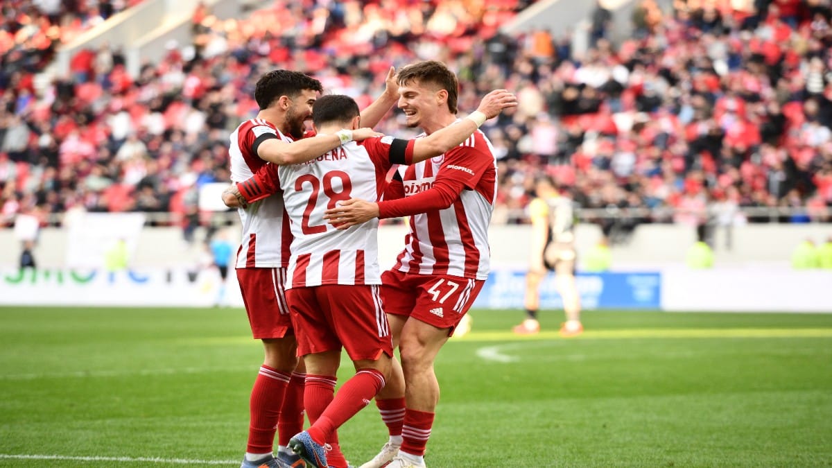 Ολυμπιακός – Λεβαδειακός 6-0: Καταιγιστικοί οι ερυθρόλευκοι, έριξαν έξι και βάζουν πλώρη για OPAP Arena