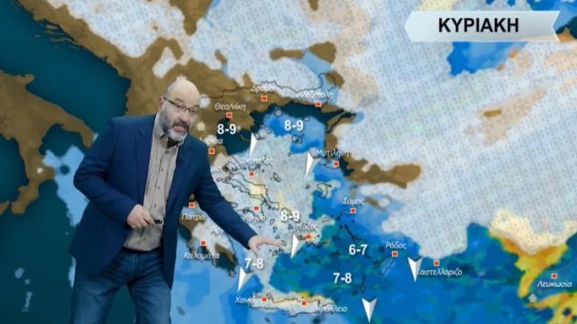 «Χιονοπτώσεις, παγετός, καταιγίδες!» – Έκρουσε καμπανάκι ο Σάκης Αρναούτογλου για την εξέλιξη του καιρού (Video)
