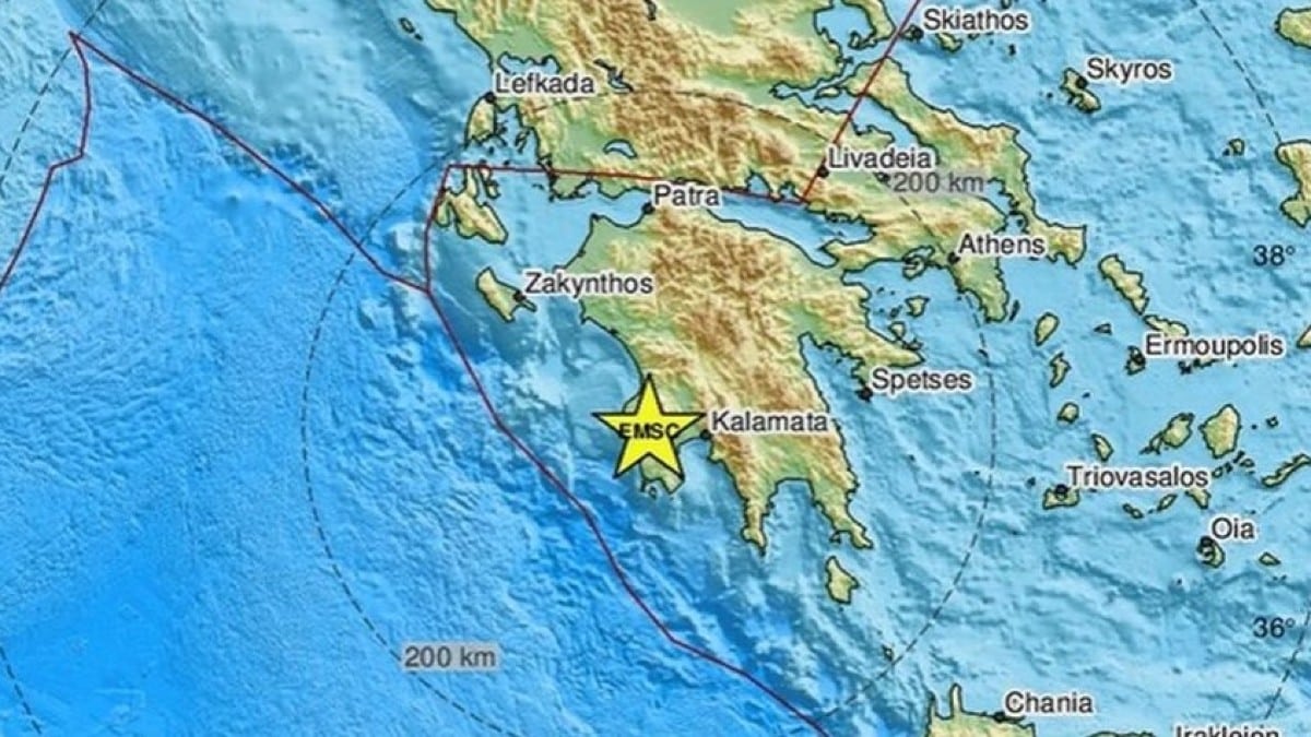 Σεισμός στη Μεσσηνία