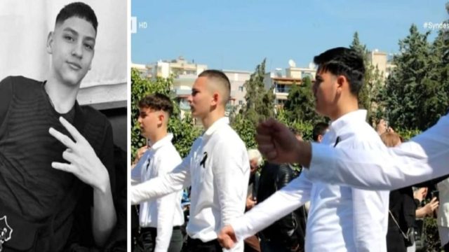 Τραγωδία στα Τέμπη: Με μαύρες κορδέλες παρέλασαν οι συμμαθητές του 15χρονου Παναγιώτη που έχασε τη ζωή του στο τρένο (Video)