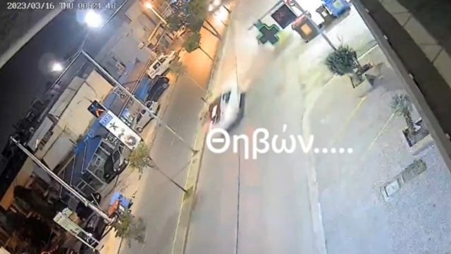 Βίντεο σοκ: Παρ’ ολίγον τραγωδία με αδιανόητη κίνηση οδηγού στη Θηβών