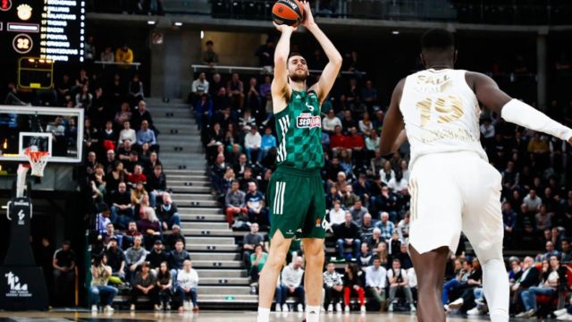 Βιλερμπάν-Παναθηναϊκός 82-86: «Διπλό» πριν αντιμετωπίσει τον Ολυμπιακό