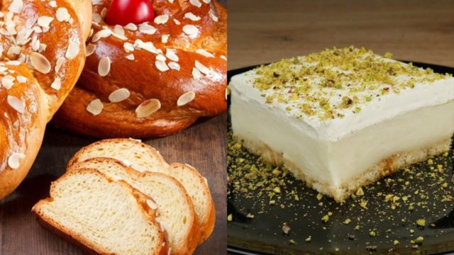 Εναλλακτικό εκμέκ: Κρεμώδες γλυκό ψυγείου με τσουρέκι που περίσσεψε από το Πάσχα