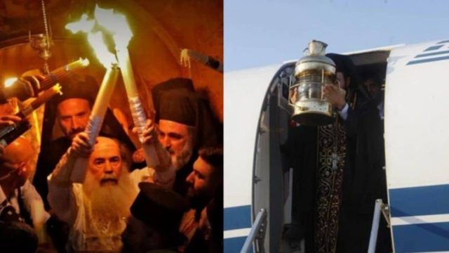Άγιο Φως από τον Πανάγιο Τάφο: Φτάνει με ειδική πτήση το Μεγάλο Σάββατο στην Αθήνα και σε ακόμα 8 προορισμούς