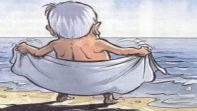 Ένας παππούς καθόταν γυμνός στο μπαλκόνι όταν… Το ανέκδοτο της ημέρας (2/4)