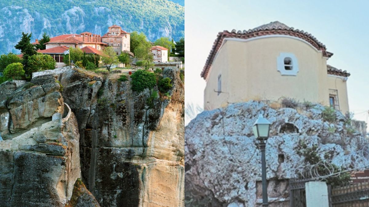 Τα «Μετέωρα» στο κέντρο της Αθήνας: Το μικρό εκκλησάκι στο Θησείο που δεσπόζει πάνω σε βράχο και προκαλεί δέος