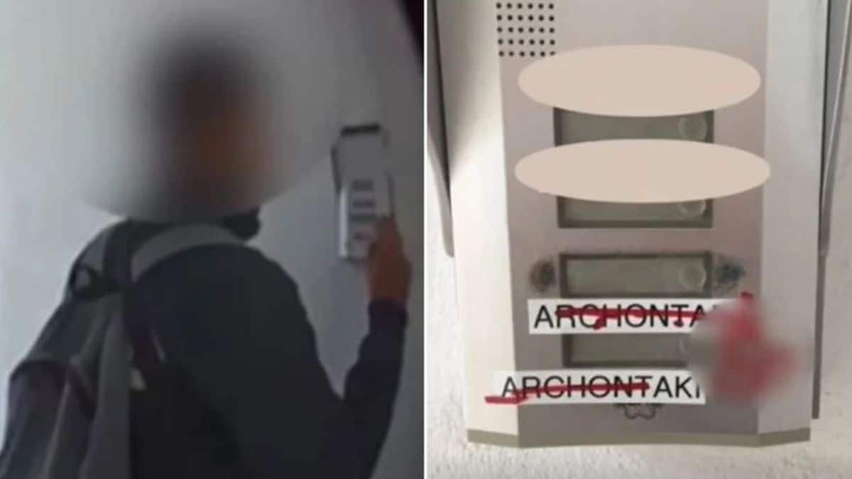 97χρονος παππούς δεν άνοιξε σε υπάλληλο του ΔΕΔΔΗΕ και εκείνος του ζωγράφισε ένα… πεάκι στο κουδούνι!