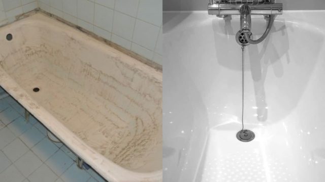 Δεν είναι μόνο η μαγειρική σόδα: Κάντε την μπανιέρα σας να αστράφτει από καθαριότητα με 1 θαυματουργό υλικό