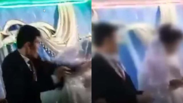 Την χαστούκισε μπροστά σε όλους: Γαμπρός χτύπησε την νύφη στην γαμήλεια δεξίωση – Ο λόγος θα σας αφήσει κόκαλο (video)