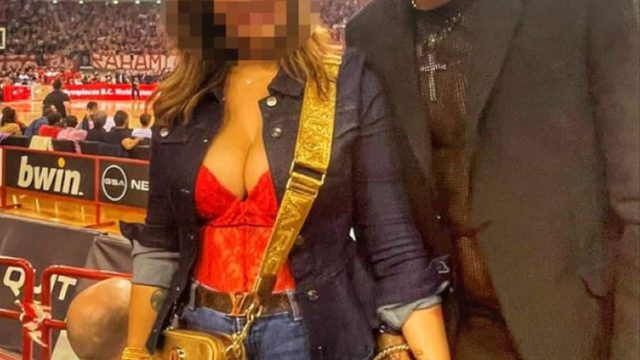 «Αποκαλυπτική» στο ΣΕΦ σύζυγος πασίγνωστου παίκτη του Ολυμπιακού (ΦΩΤΟ)